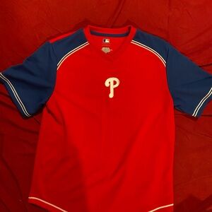 Men’s Philadelphia Phillies T-Shirt MLB Size Medium Red